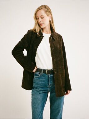 Rumored Yellowstone Jacket (Espresso suede)